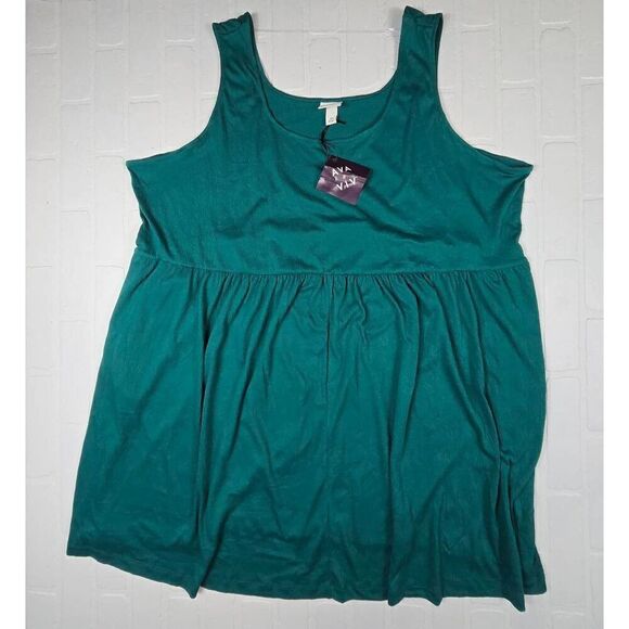 Ava & Viv Teal Sleeveless  Dress 4X - Picture 1 of 4